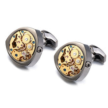 Load image into Gallery viewer, Watch Movement Cufflinks
