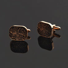 Load image into Gallery viewer, Classic Carved Design Cufflinks
