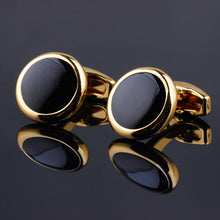 Load image into Gallery viewer, Round Plated Cufflinks
