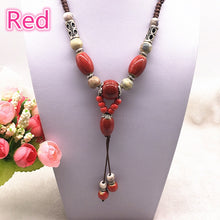 Load image into Gallery viewer, Traditional Handmade Ceramic Beaded Necklace
