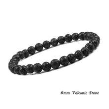 Load image into Gallery viewer, Black Volcanic Stone Bracelet
