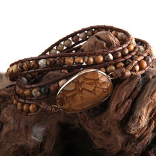 Load image into Gallery viewer, Handmade Natural Stone Boho Bracelet
