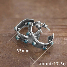 Load image into Gallery viewer, Antique Silver Color Versatile Earrings
