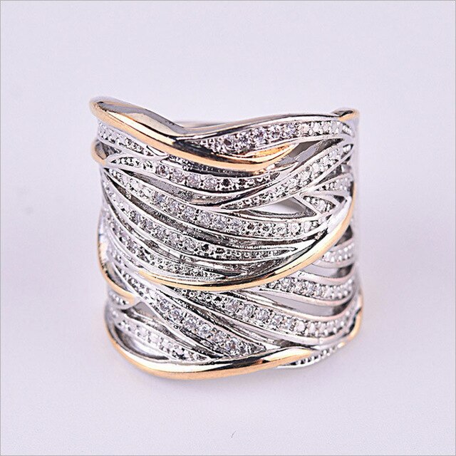 Multi Layer Zircon Ring